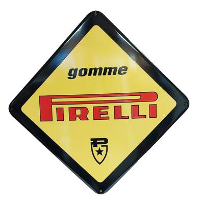 Gomme Pirelli Emaille Bord - 45 x 45cm