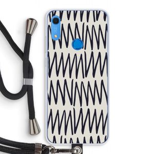 Marrakech Zigzag: Huawei Y6s Transparant Hoesje met koord