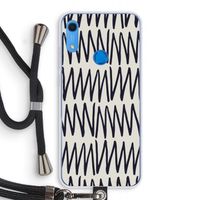 Marrakech Zigzag: Huawei Y6s Transparant Hoesje met koord