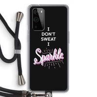Sparkle quote: OnePlus 9 Pro Transparant Hoesje met koord