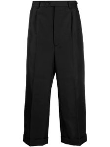 Comme des Garçons Homme pantalon court à taille haute - Noir