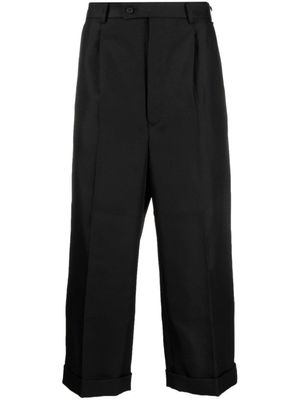 Comme des Garçons Homme pantalon court à taille haute - Noir