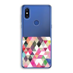 Gekleurde driehoekjes: Xiaomi Mi Mix 3 Transparant Hoesje