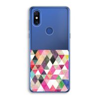 Gekleurde driehoekjes: Xiaomi Mi Mix 3 Transparant Hoesje