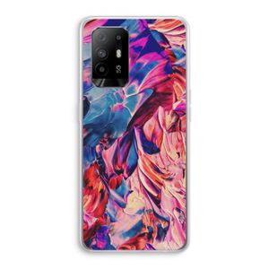 Pink Orchard: Oppo A95 5G Transparant Hoesje