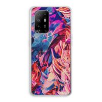 Pink Orchard: Oppo A95 5G Transparant Hoesje