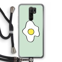 Spiegelei: Xiaomi Redmi 9 Transparant Hoesje met koord