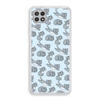 Poezen: Samsung Galaxy A22 4G Transparant Hoesje
