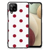 Samsung Galaxy A12 Back Cover Hoesje Cherries - thumbnail