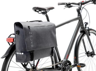 Newlooxs New looxs varo messenger schoudertas - grijs - waterdicht - 15l