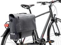 Newlooxs New looxs varo messenger schoudertas - grijs - waterdicht - 15l