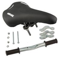 Buiszadel Set Herenfiets met Steco Voetsteunen Herenfiets