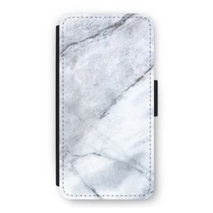 Witte marmer: iPhone 12 Pro Flip Hoesje