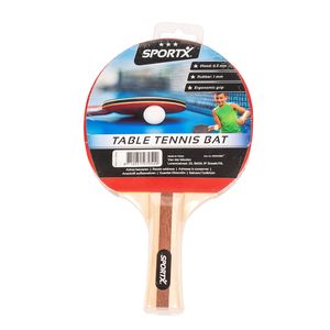 SportX Tafeltennisbat Rubber/Hout