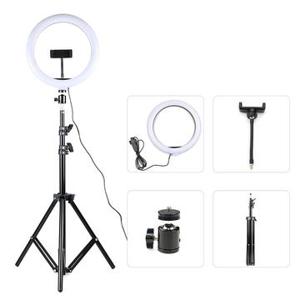 10 USB Ring Light met 160cm telescopisch statief voor live-uitzending van video-opnamen