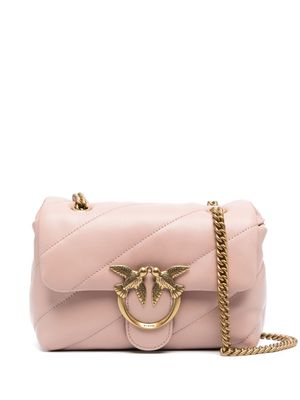 PINKO mini sac à bandoulière Love Puffer - Rose