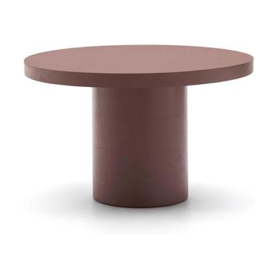 Kave Home Aiguablava tuintafel Ø120 cm cement Terracotta