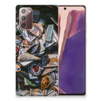 Samsung Note 20 | Siliconen hoesje | met foto Badges