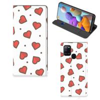 Samsung Galaxy A21s | Hoesje met Magneet | Hearts