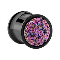 Black Double Flared Tunnel Acryl Tunnels & Plugs