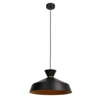 Mexlite hanglamp Skandina - zwart - metaal - 40 cm - E27 fitting - 3682ZW - thumbnail