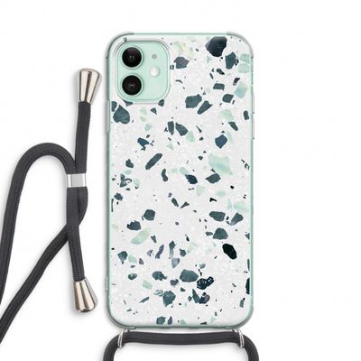 Terrazzo N°2: iPhone 11 Transparant Hoesje met koord