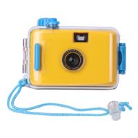 SUC4 5m waterdichte retro film camera mini Point-and-shoot camera voor kinderen (geel)