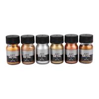 Creativ Company Hobbyverf metallic kleuren, 6x30ml Creativ Company Hobbyverf metallic kleuren, 6x30ml