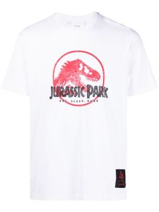 Neil Barrett t-shirt à imprimé Jurassic Park - Blanc