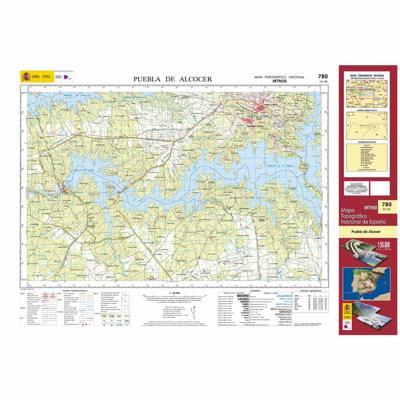 Topografische kaart 780 MT50 Puebla de Alcocer | CNIG - Instituto Geográfico Nacional1