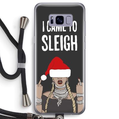 Came To Sleigh: Samsung Galaxy S8 Transparant Hoesje met koord