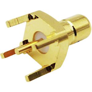 TRU COMPONENTS SMB-015 SMB-connector Bus, inbouw verticaal 50 Ω 1 stuk(s)