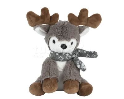 Pluche Hert Knuffel Bruin 20cm