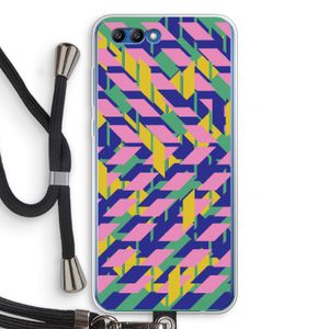 Skew Blush 1: Honor 10 Transparant Hoesje met koord