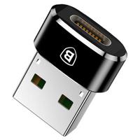 Baseus Mini Series USB 2.0 / USB 3.1 Type-C Adapter - Zwart - thumbnail