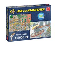 Jumbo Jan van Haasteren puzzelset Hollandse tradities - 2 x 1000 stukjes - thumbnail