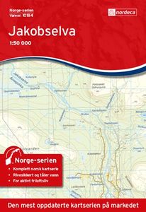 Wandelkaart - Topografische kaart 10184 Norge Serien Jakobselva | Nord