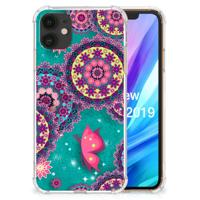 Apple iPhone 11 Back Cover Cirkels en Vlinders