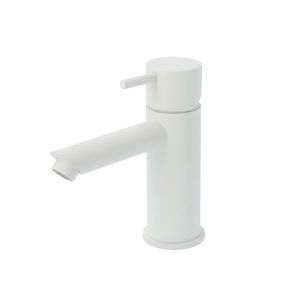 Wastafelmengkraan Hotbath Cobber 1-hendel Recht 14.3 cm Mat Wit