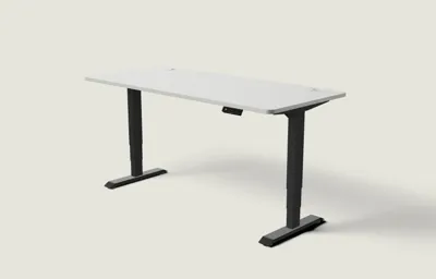 Desktronic HomePro bureau Zwart / Grijs / 180x80 cm