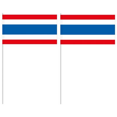 Thailand Zwaaivlaggetjes - 50x - 12 x 24 cm - Thaise vlaggetjes - feestartikelen Thailand Zwaaivlaggetjes - 50x - 12 x 24 cm - Thaise vlaggetjes - feestartikelen