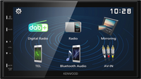 Kenwood Electronics DMX129DAB autoradio Zwart 64 W Bluetooth - thumbnail