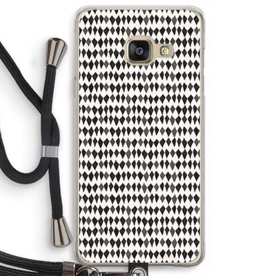 Crazy shapes: Samsung Galaxy A3 (2016) Transparant Hoesje met koord