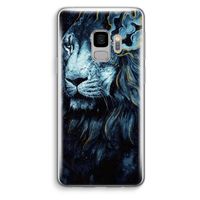 Darkness Lion: Samsung Galaxy S9 Transparant Hoesje