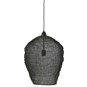 Light & Living - Hanglamp NIKKI - Ø45x60cm - Zwart