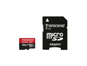 Transcend Premium microSDXC-kaart Industrial 128 GB Class 10, UHS-I Incl. SD-adapter