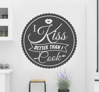 Sticker I kiss better than I cook - thumbnail