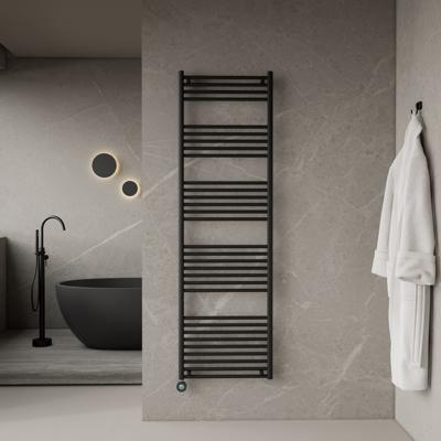 Elektrische Radiator BWS June 900W 180x55 cm 900W Mat Zwart Boss & Wessing