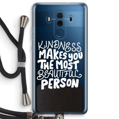 The prettiest: Huawei Mate 10 Pro Transparant Hoesje met koord
