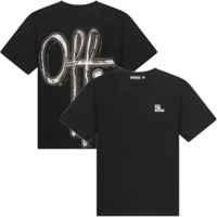 Off The Pitch - Landscape Regular Fit T-Shirt - Zwart